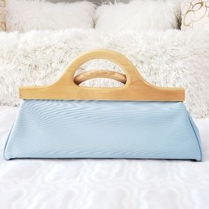 NEW Fashion Canvas Bag with Bamboo handle